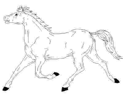running horse coloring pages running horse drawing at getdrawingscom free for coloring horse running pages 