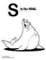 s is for seal letter s is for seal coloring page free printable s is for seal 