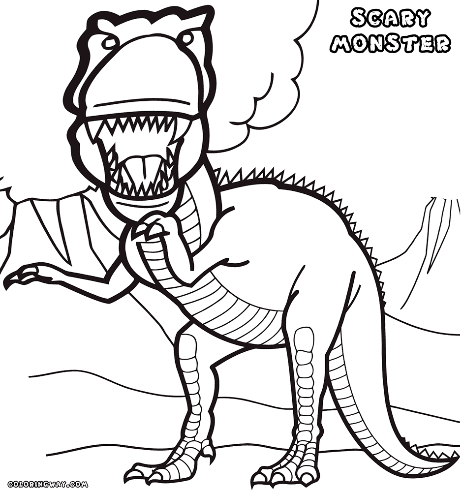 scary dinosaur coloring pages printable scary dinosaur coloring pages pages coloring dinosaur scary 