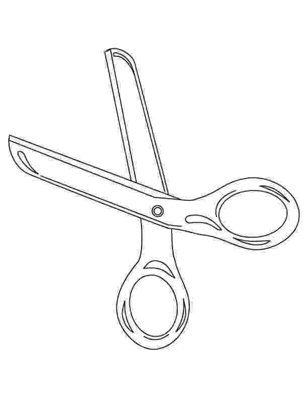 scissor coloring pages scissors and comb drawing at getdrawingscom free for pages scissor coloring 