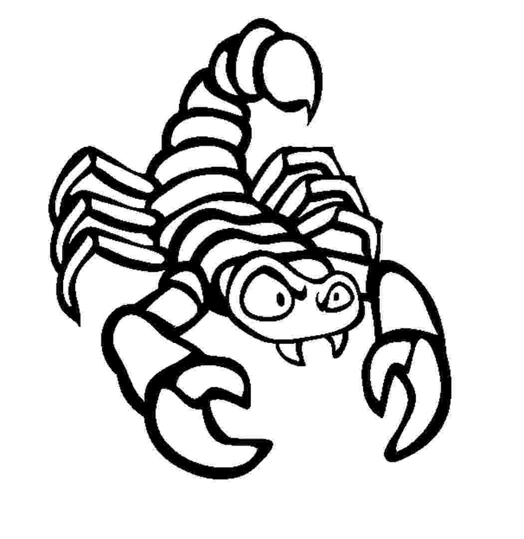 scorpion pictures to color scorpion coloring pages kidsuki scorpion color to pictures 