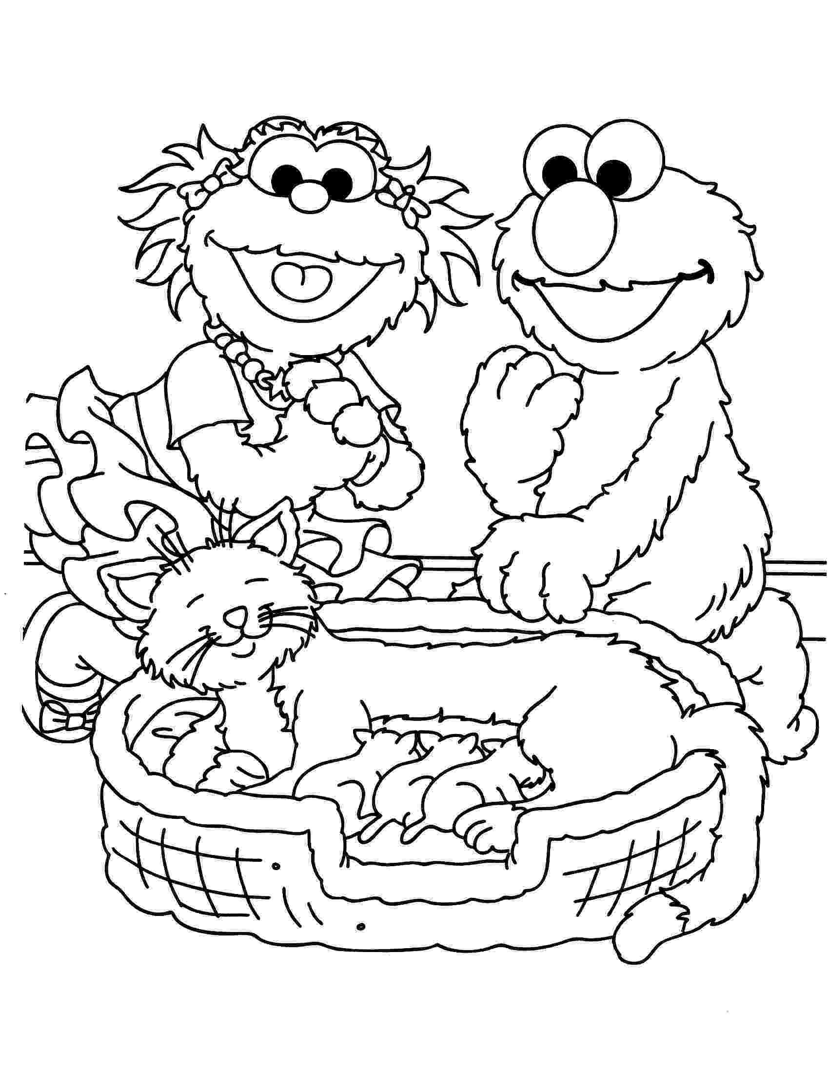 sesame street coloring pages sesame street charactor coloring sheets big bird sesame sesame street pages coloring 
