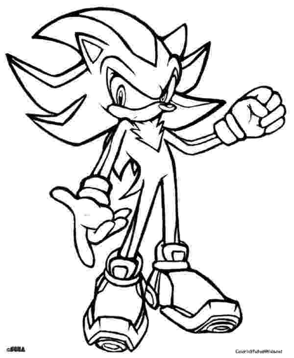 shadow coloring pages free printable sonic the hedgehog shadow coloring pages pages coloring shadow 