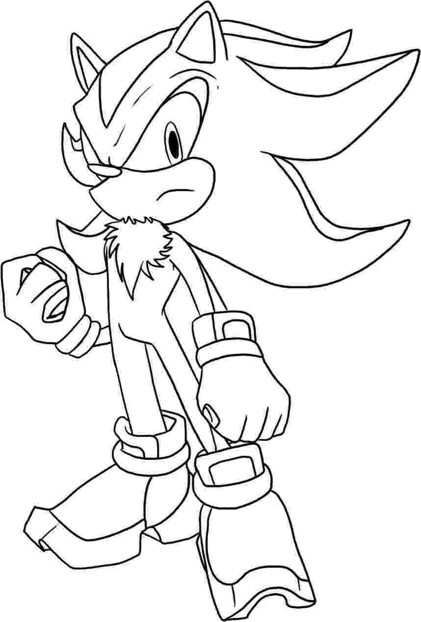 shadow coloring pages shadow the hedgehog inks by arvalis on deviantart coloring pages shadow 