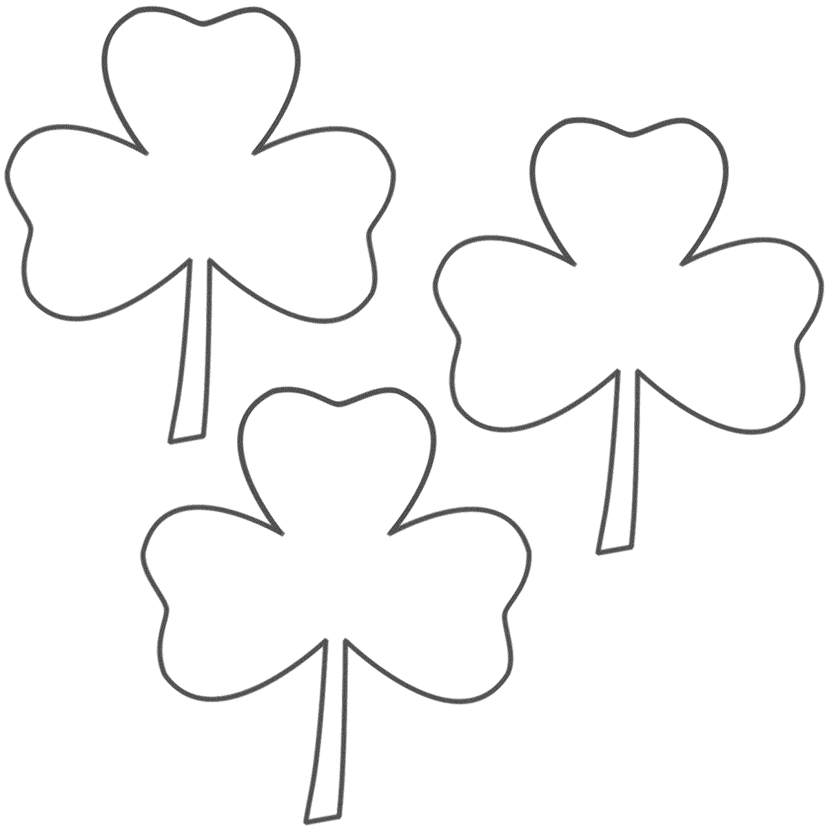 shamrock trinity coloring page st patrick the early missionary free printables shamrock coloring trinity page 