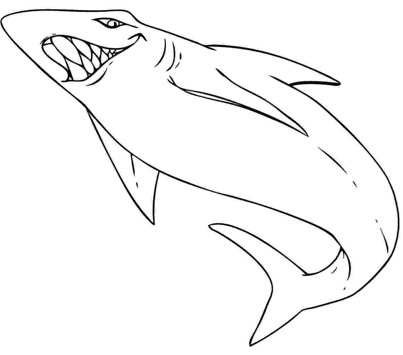 shark pictures to colour cute cartoon shark coloring page shark coloring pages to shark pictures colour 