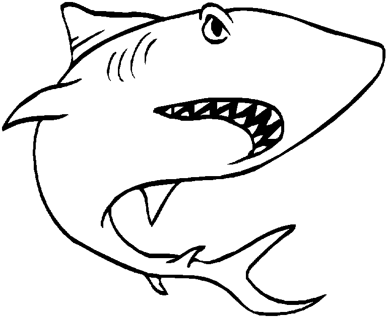 shark printables easy shark coloring page free printable coloring pages printables shark 