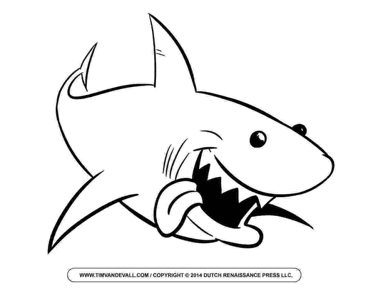 shark printables free printable shark coloring pages for kids printables shark 