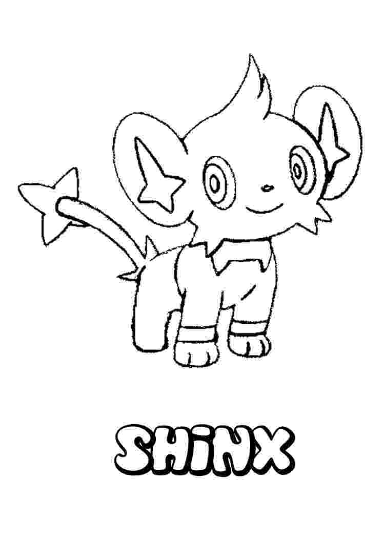 shinx coloring pages shinx coloring page free printable coloring pages coloring shinx pages 
