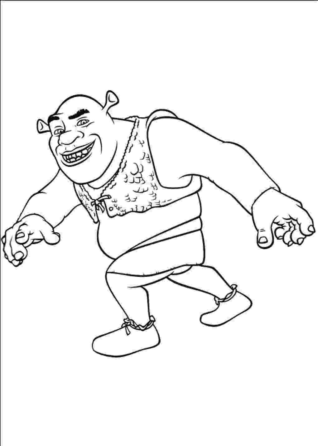 shrek pictures to colour free printable shrek coloring pages for kids colour pictures to shrek 