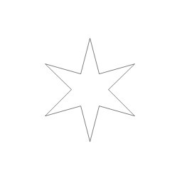 six pointed star chapter v foldings and cuttings from the square and star pointed six 
