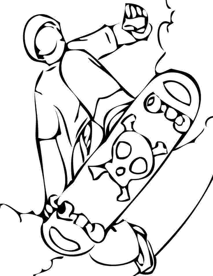 skateboard pictures to color coloring pages for kids skateboard coloring pages color to skateboard pictures 