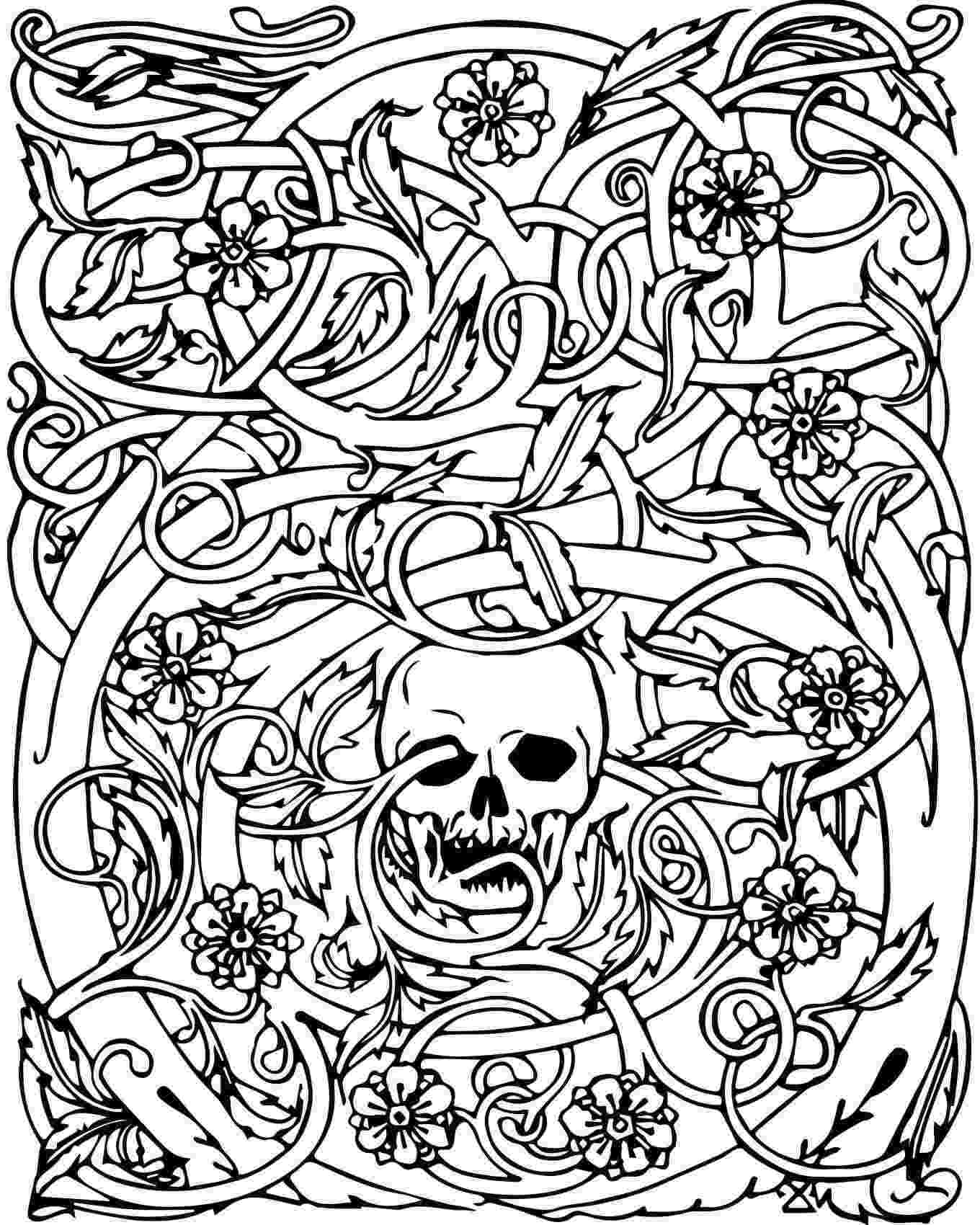 skull coloring pages printable coloring pages skull free printable coloring pages printable coloring pages skull 