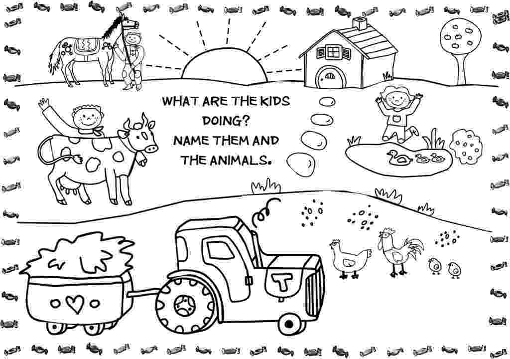small colouring pictures of farm animals diy farm crafts and activities with 33 farm coloring farm animals small colouring pictures of 