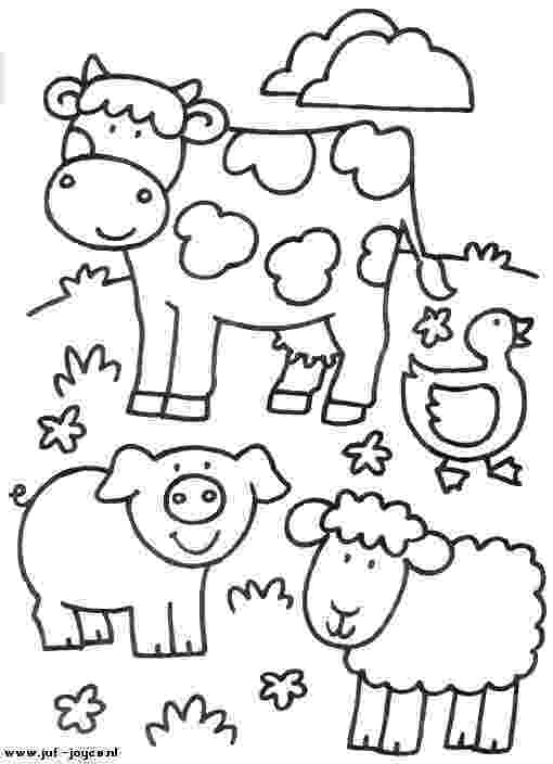 small colouring pictures of farm animals farm animal template animal templates free premium small animals pictures farm colouring of 