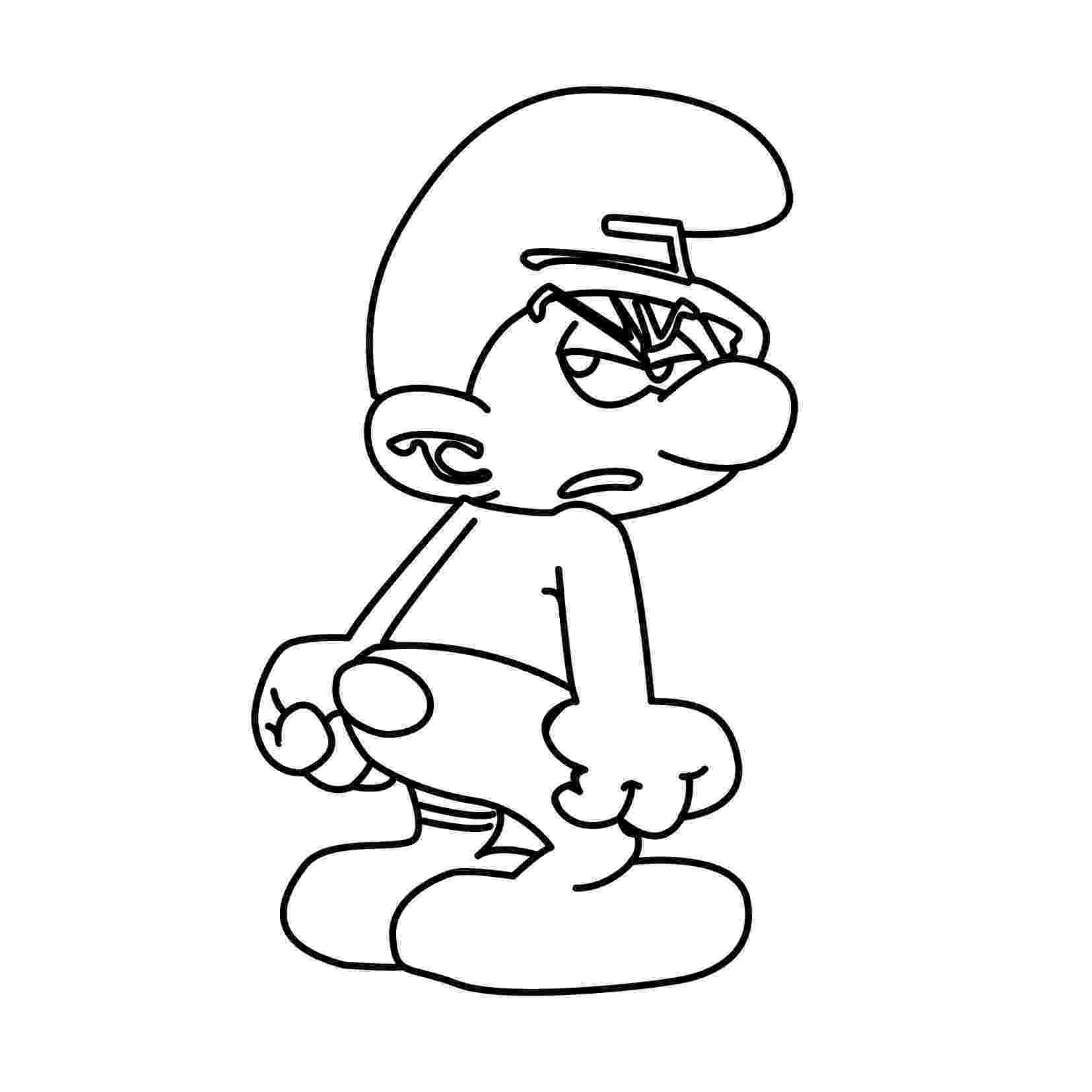 smurf pictures free printable smurf coloring pages for kids pictures smurf 1 3