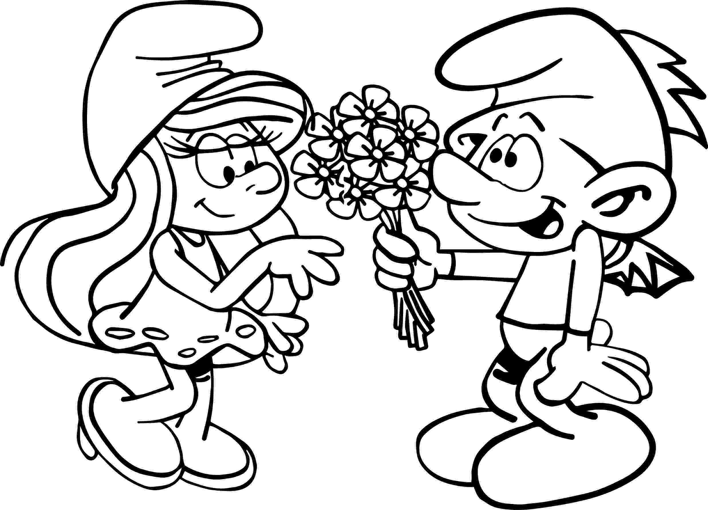 smurf pictures free printable smurf coloring pages for kids smurf pictures 1 2