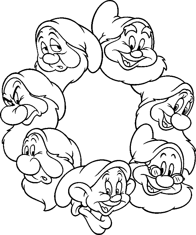 snow white and the seven dwarfs pictures snow white coloring pages from disney princess cartoon pictures snow white seven dwarfs the and 