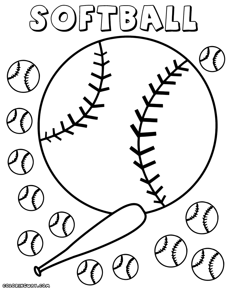 softball coloring pictures softball coloring pages coloring pages to download and print softball pictures coloring 