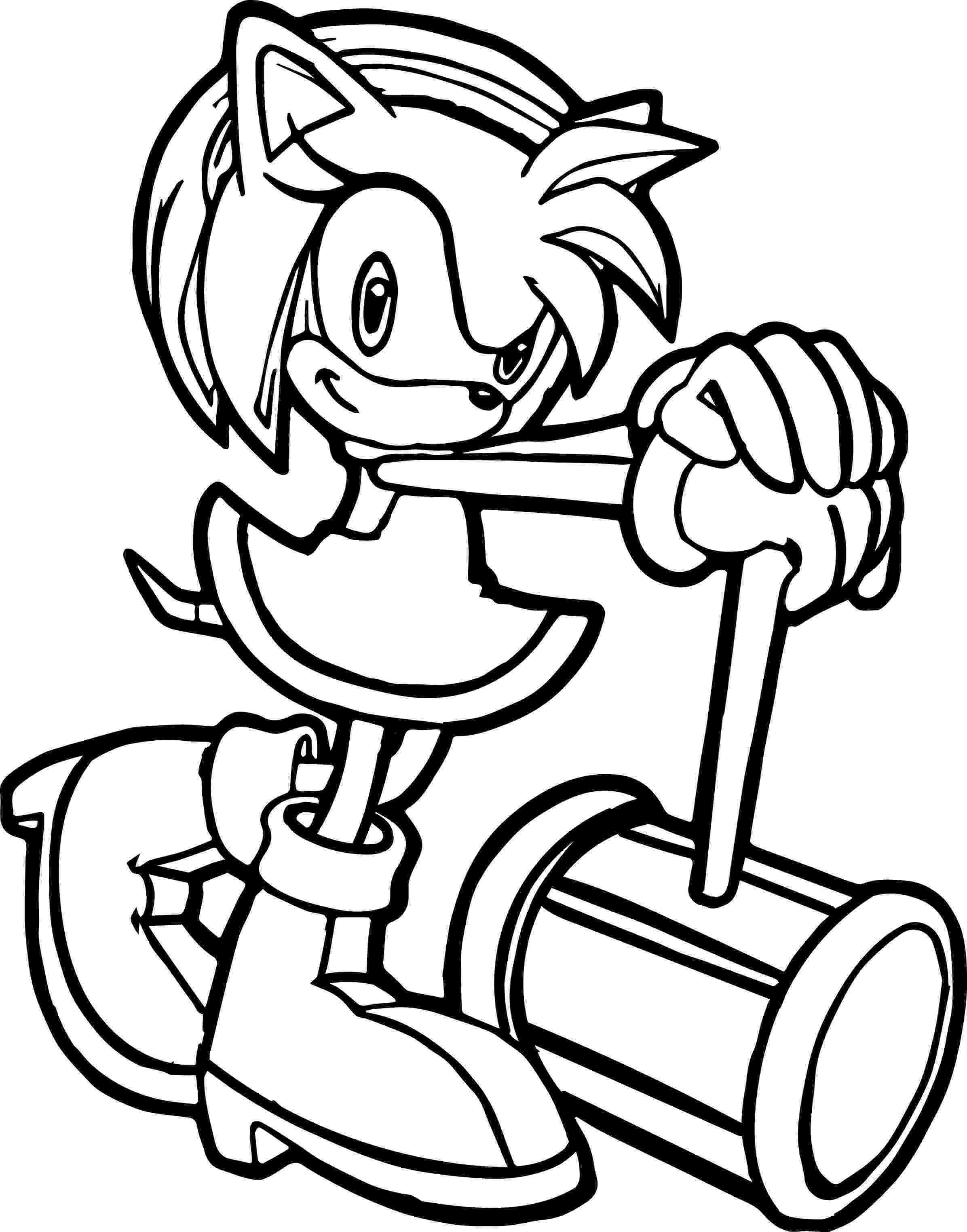 sonic amy coloring pages cute amy rose coloring page wecoloringpagecom pages coloring sonic amy 