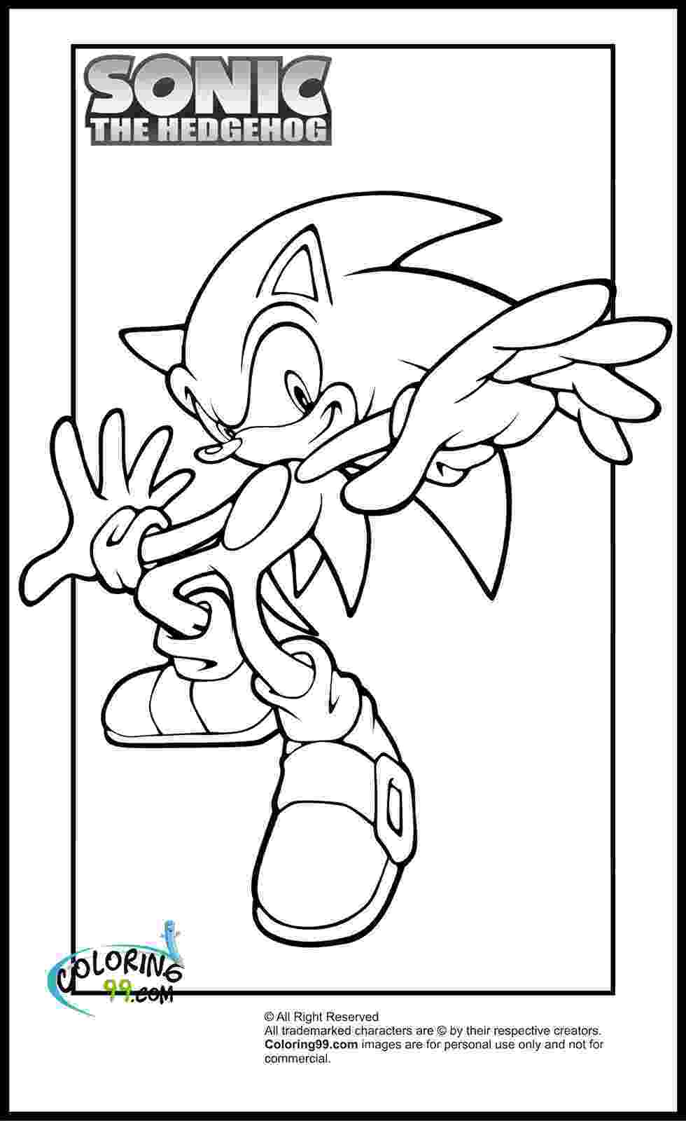 sonic coloring free printable sonic the hedgehog coloring pages for kids coloring sonic 