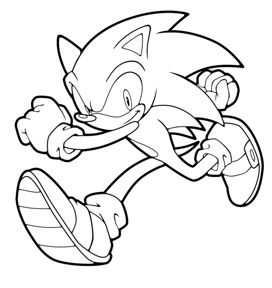 sonic coloring free printable sonic the hedgehog coloring pages for kids coloring sonic 