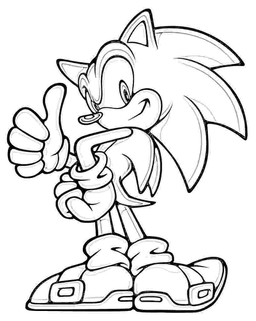 sonic coloring free printable sonic the hedgehog coloring pages for kids coloring sonic 1 1