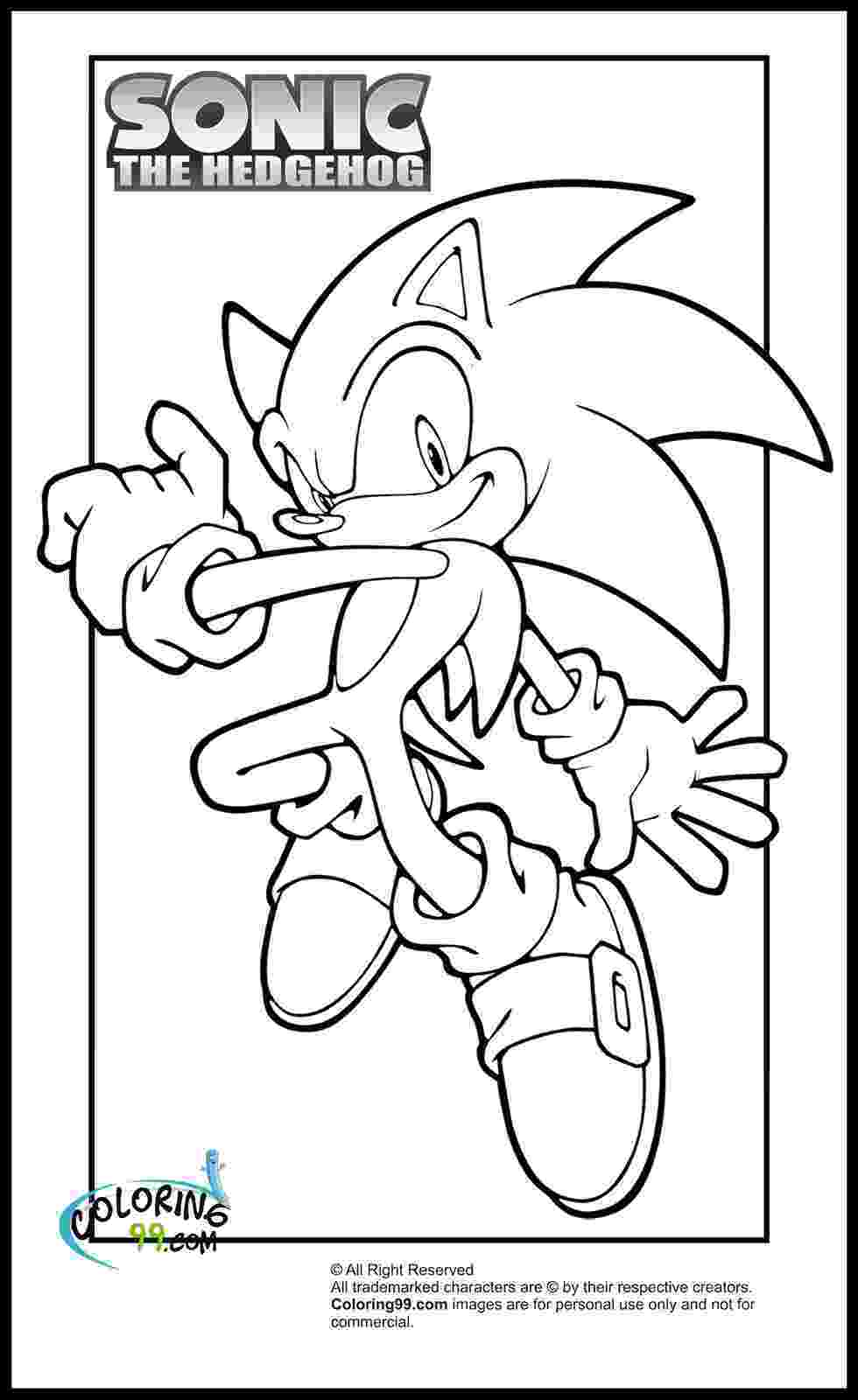 sonic coloring free printable sonic the hedgehog coloring pages for kids coloring sonic 1 4