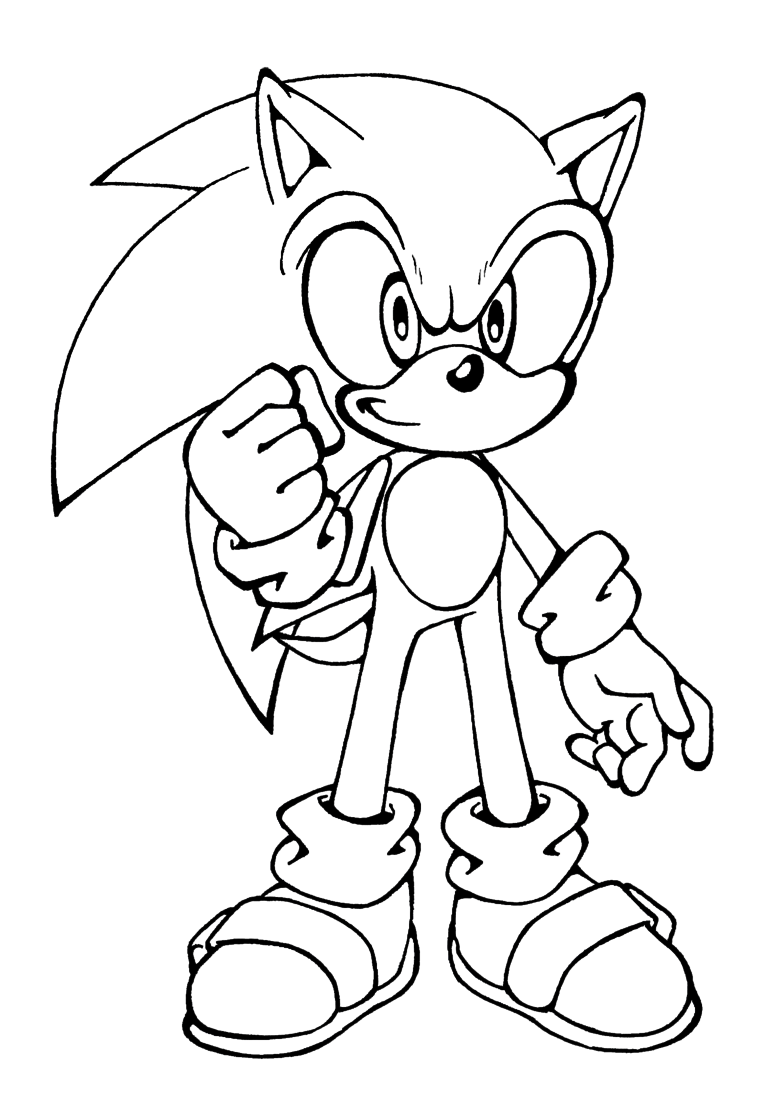 sonic coloring pages online for free sonic the hedgehog coloring pages getcoloringpagescom free online sonic coloring pages for 