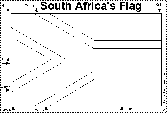 south african flag colouring picture south africa coloring page coloringcrewcom african picture south flag colouring 