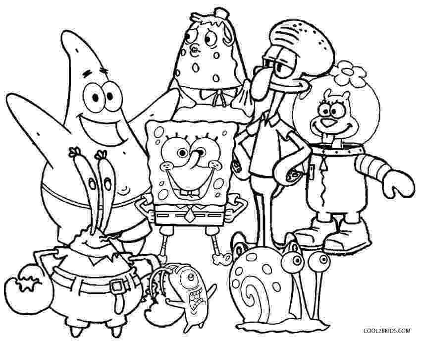 spongebob coloring book download free printable spongebob squarepants coloring pages for kids download spongebob coloring book 