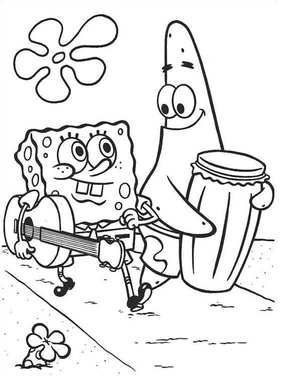 spongebob coloring book printable spongebob coloring pages for kids cool2bkids book spongebob coloring 