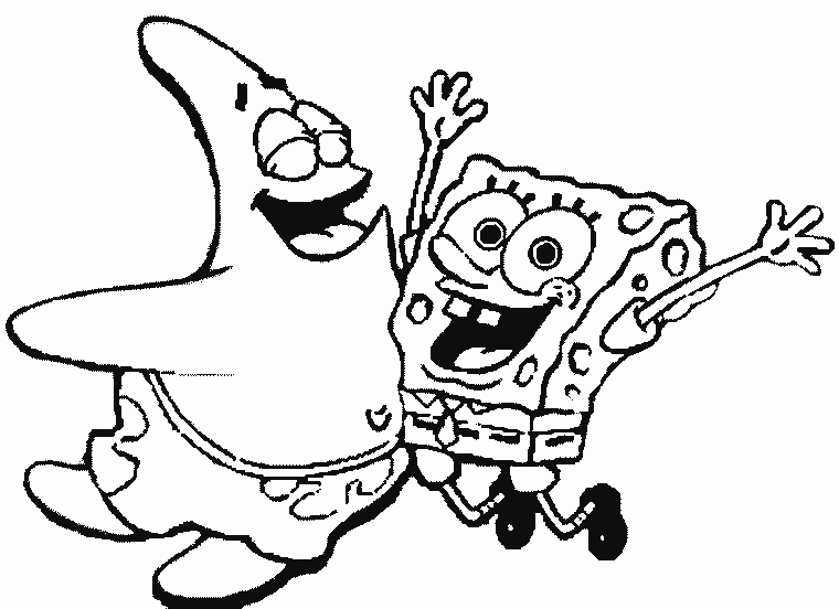 spongebob squarepants coloring page spongebob squarepants coloring pages free printable kids coloring squarepants spongebob page 