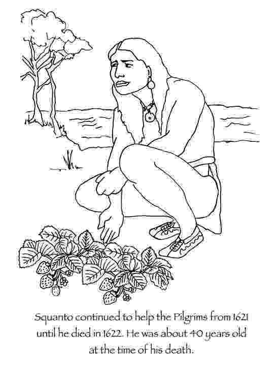 squanto coloring page manyhoopscom squanto thanksgiving coloring book coloring squanto page 