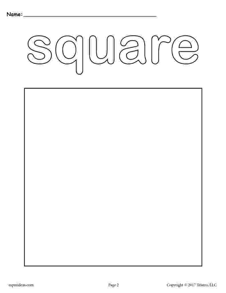square coloring pages free square coloring page shapes coloring pages supplyme pages coloring square 