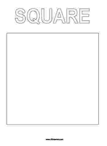 square coloring pages square coloring page kinderart pages coloring square 