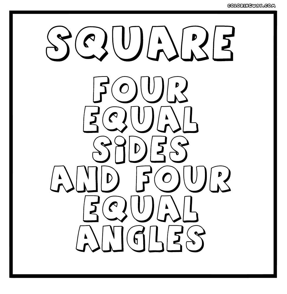square coloring pages square coloring pages to download and print for free square pages coloring 
