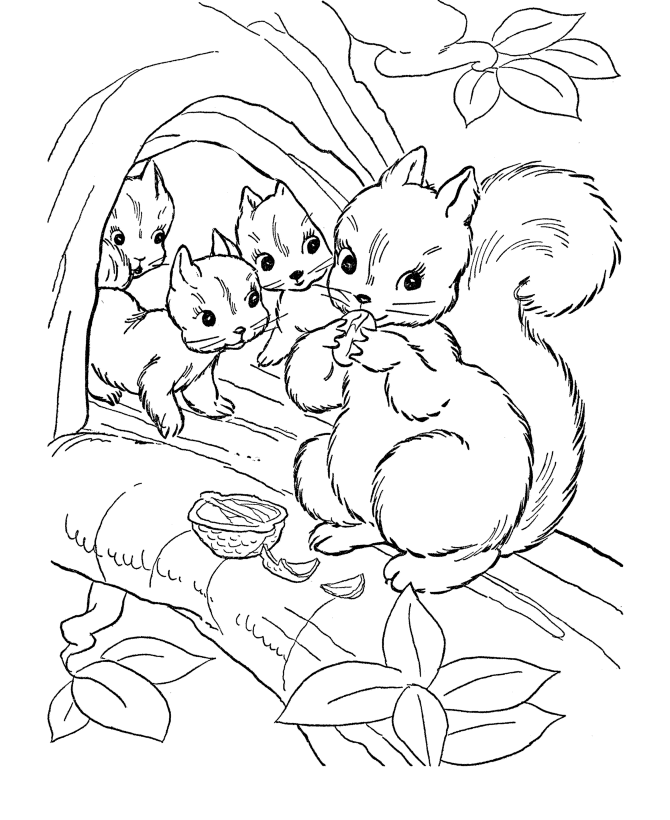 squirrel coloring pages free play with me five little squirrels activity pages coloring squirrel free 