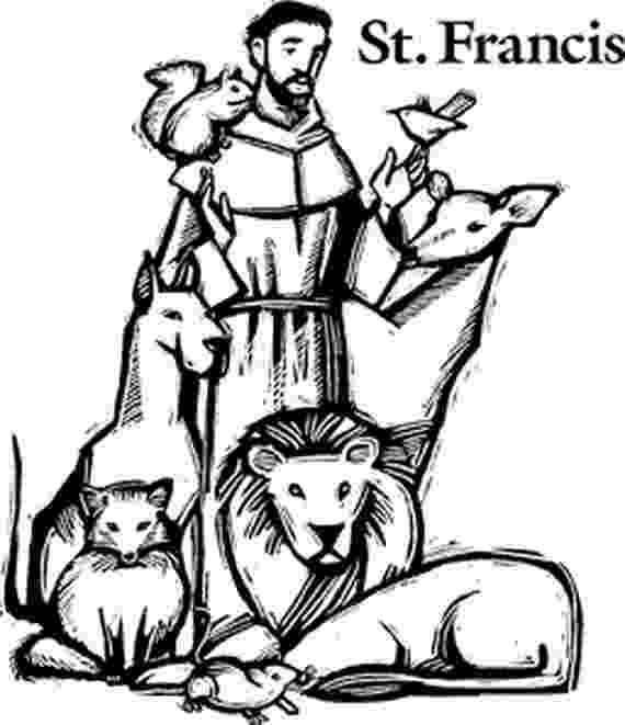 st francis of assisi coloring page st francis of assisi coloring pages for catholic kids st assisi coloring francis page of 
