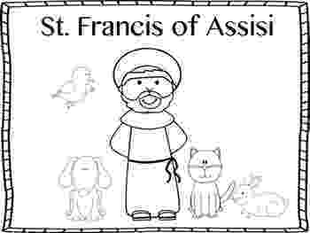 st francis of assisi coloring page st francis of assisi mini book and coloring page by miss st coloring assisi francis page of 