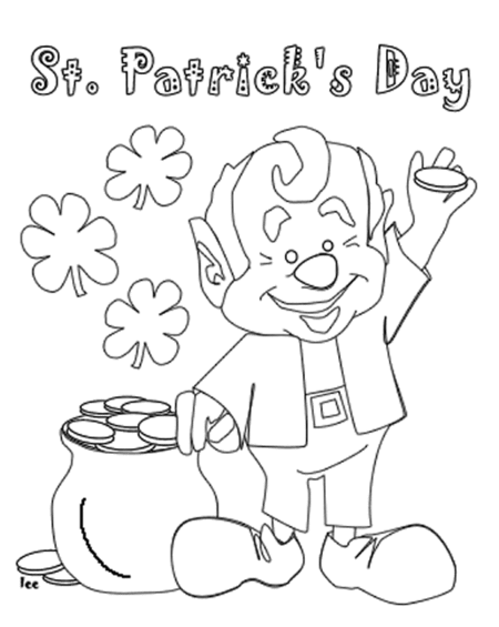 st patricks day coloring pages happy st patrick39s day coloring page coloring pages patricks st day 