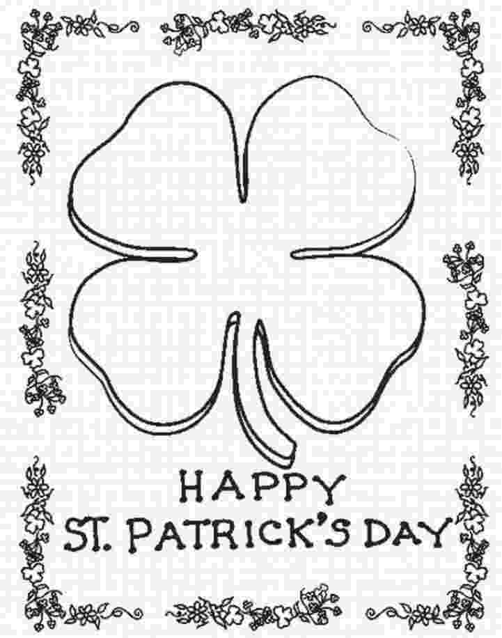 st patricks day coloring pages november 2010 team colors st patricks pages day coloring 