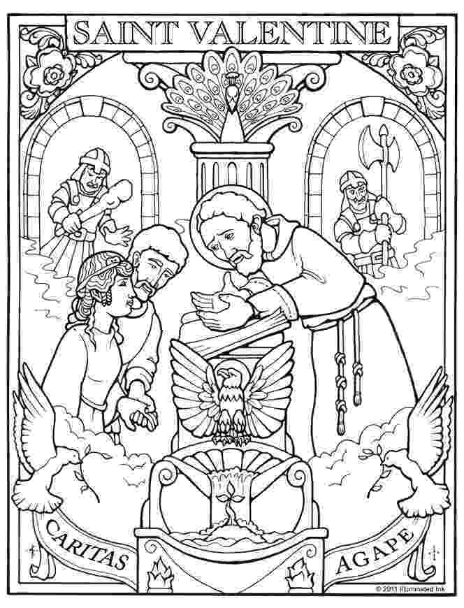 st valentine coloring pages catholic valentine39s day cards to color thecatholickidcom st pages valentine coloring 