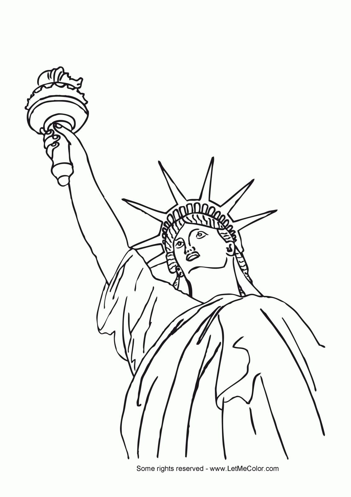 statue of liberty coloring page statue of liberty coloring page crayolacom statue of page coloring liberty 