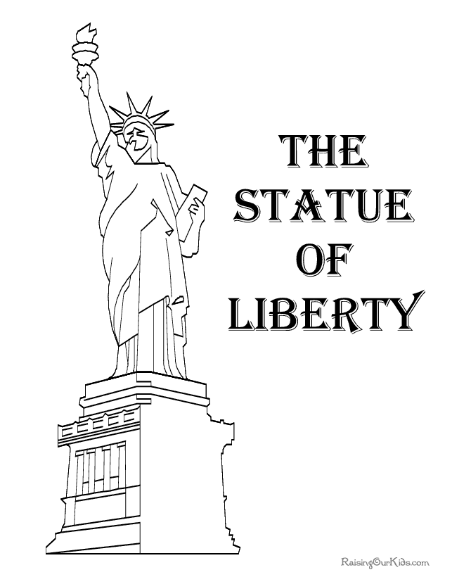 statue of liberty coloring page statue of liberty coloring sheet coloring page statue page of liberty coloring 