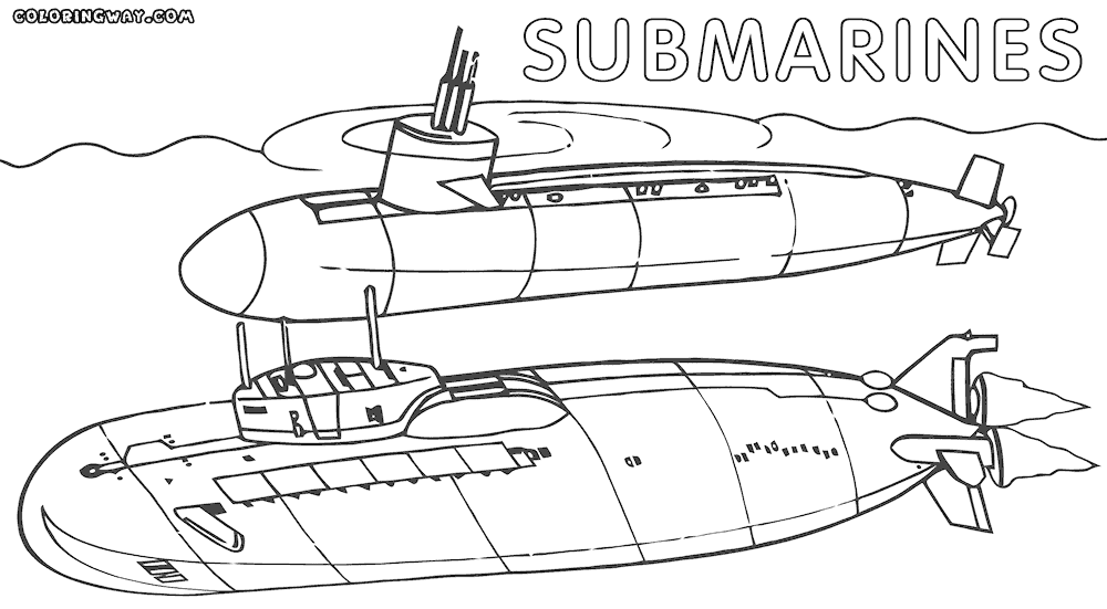 submarine coloring pages submarine coloring pages to download and print for free submarine coloring pages 