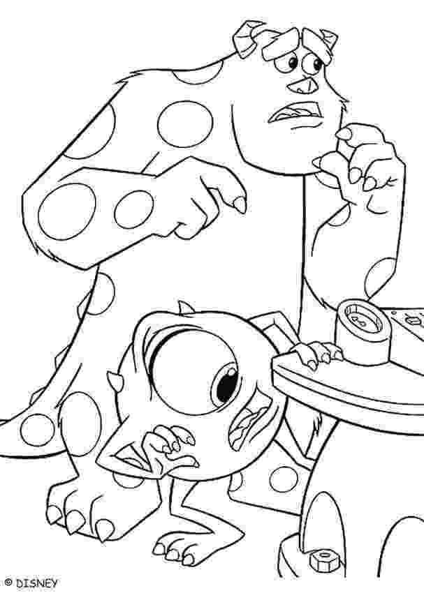 sulley coloring pages monsters inc coloring pages mike and sulley 2 coloring sulley pages 