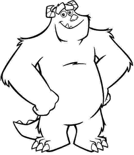 sulley coloring pages sulley and boo coloring pages free coloring pages and pages coloring sulley 