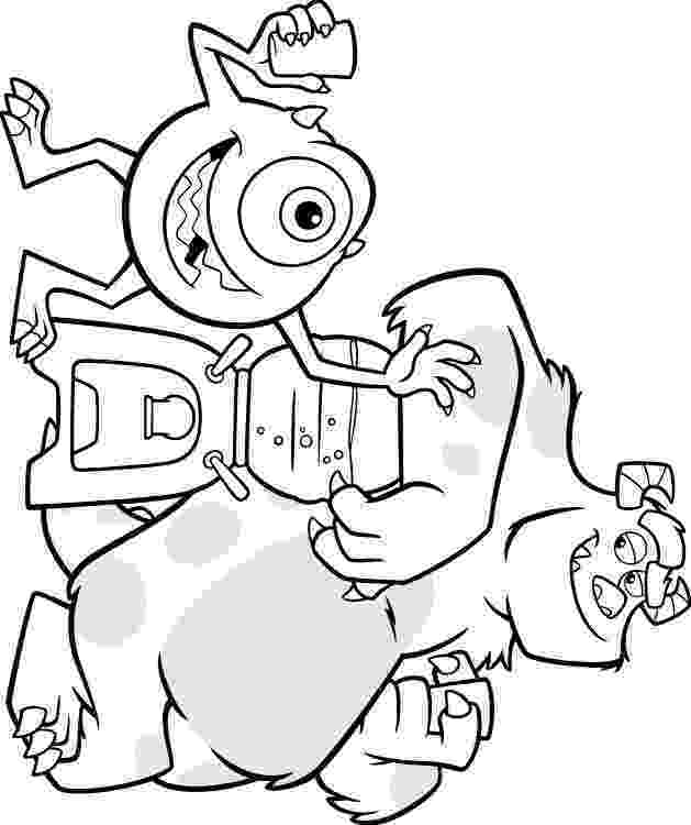 sully monsters inc coloring page monsters inc coloring pages getcoloringpagescom sully inc coloring page monsters 