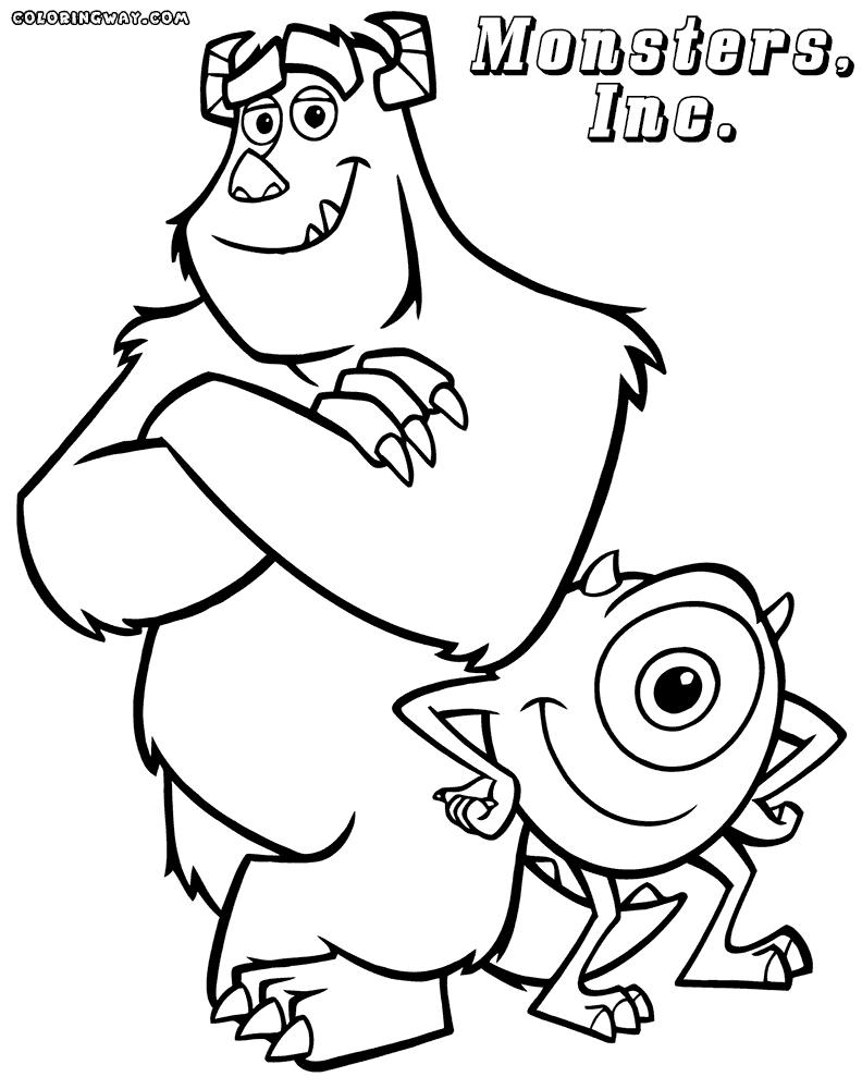 sully monsters inc coloring page picture of sully from monsters inc coloring home monsters page sully inc coloring 